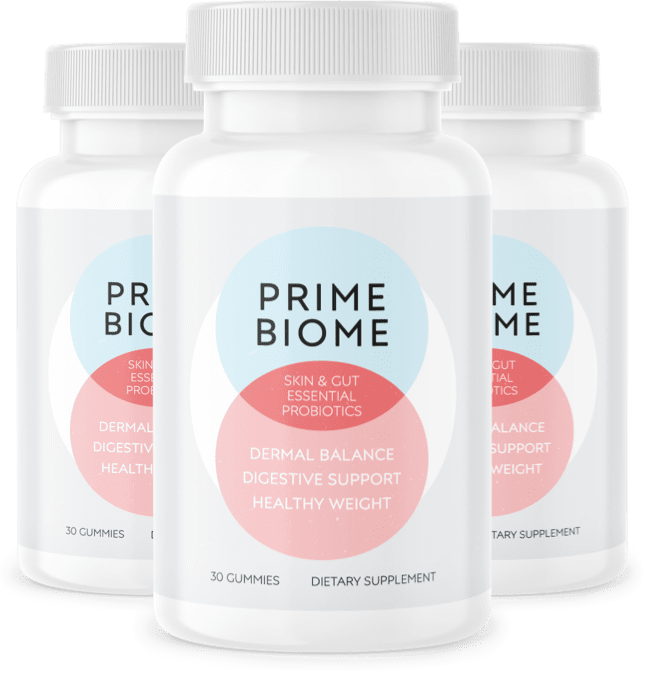 prime biome natural supllement - 3 bottles